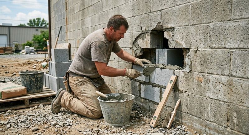 Block Wall Repair in Manchaca, TX