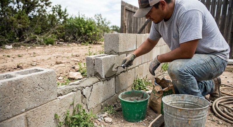 Block Wall Repair in Round Rock, TX