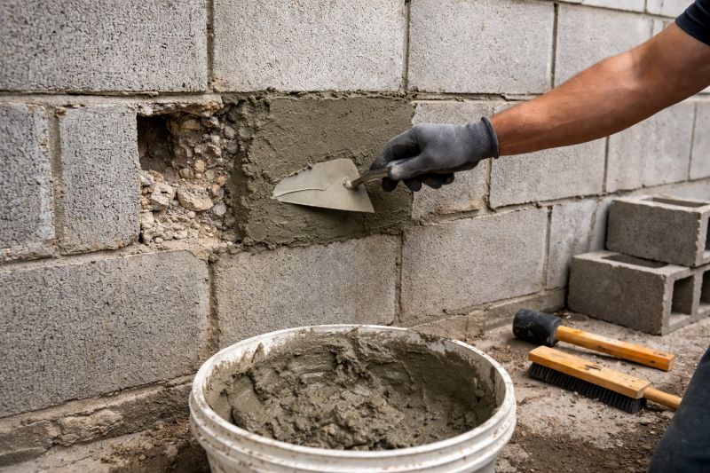 Block Wall Repair in Wimberley, TX