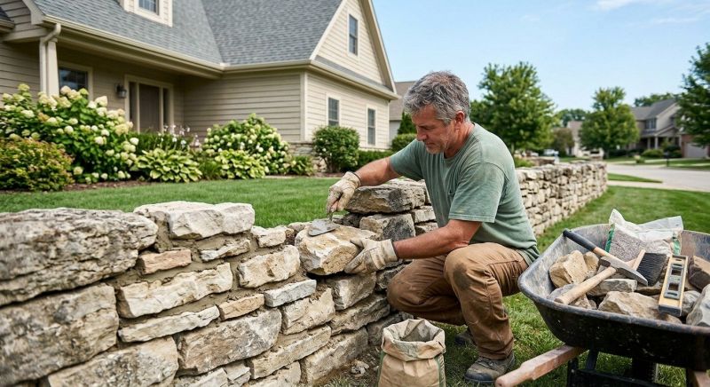 Brick Fence Repair in Austin, TX