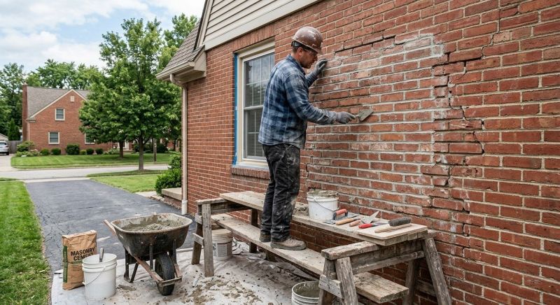 Brick Masonry Restoration in Austin, TX