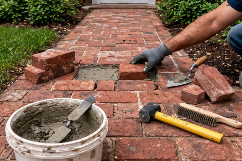 Brick Pathway Repair in Austin, TX