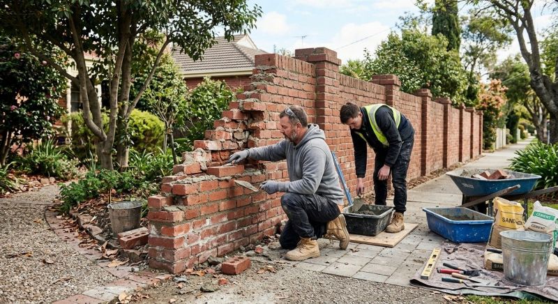 Brick Wall Repair in Cedar Park, TX