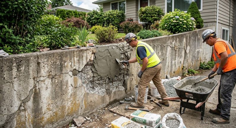 Retaining Wall Repair in Manchaca, TX