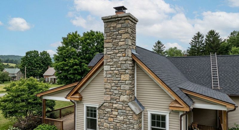 Stone Chimney Installation in Kyle, TX