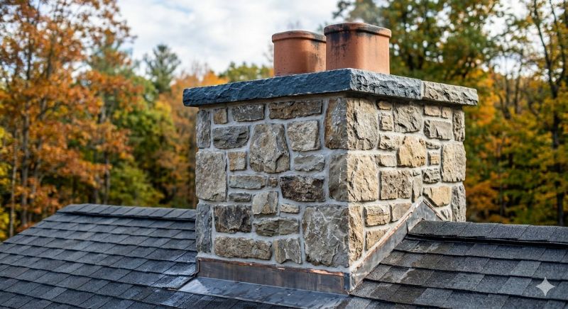 Stone Chimney Installation in Spicewood, TX