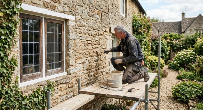 Stone Masonry Repair in Leander, TX