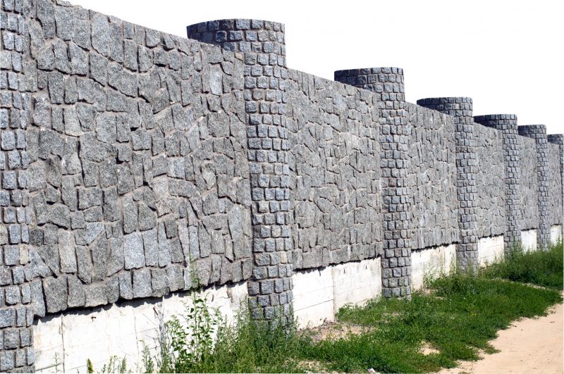 Stone Wall Repair in Wimberley, TX
