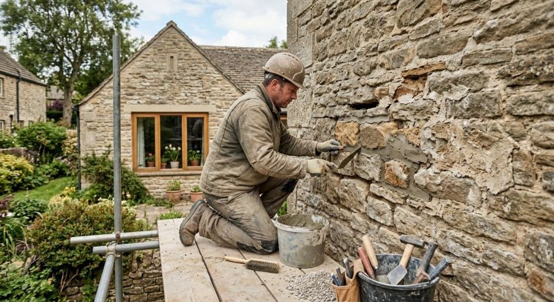 Stonework Repair in Wimberley, TX